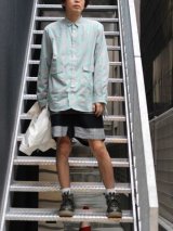 残りわずかです！SUGARHILL(シュガーヒル) OMBRE ROUND FRONT SHIRT 20SSSH02(GRN)！