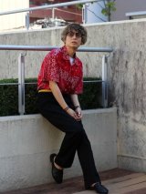再入荷しました！children of the discordance(チルドレンオブザディスコーダンス) VINTAGE BANDANA PATCHWORK SHIRT S/S COTDSH-104(RED)！