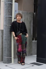 残りわずかです！children of the discordance(チルドレンオブザディスコーダンス) × ROGIC(ロジック) BANDANA PATCHWORK TROUSERS COTDPT-362！