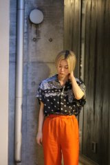 残りわずかです！children of the discordance(チルドレンオブザディスコーダンス) VINTAGE BANDANA PATCHWORK SHIRT S/S COTDSH-104(BLK)！