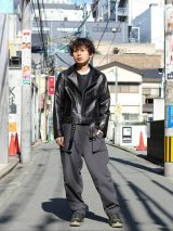 残りわずかです！a-l(アール) W riders jacket 038！