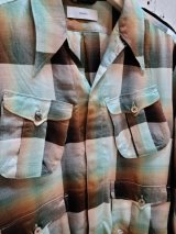 残りわずかです！SUGARHILL(シュガーヒル) OMBRE PANAMA FATIGUE SHIRT 21SSSH02(GRN)！