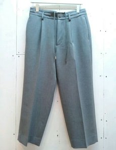 画像1: KIIT(キート) P / PU 2WAY W CLOTH EASY WIDE TROUSER  KIC-P98-501 (GRY)  (1)