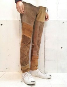 画像6: children of the discordance(チルドレンオブザディスコーダンス) PATCH LEATHER PANTS 16SS-COTDPT-002(A) (6)