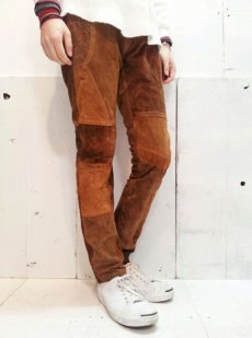 画像7: children of the discordance(チルドレンオブザディスコーダンス) PATCH LEATHER PANTS 16SS-COTDPT-002(B) (7)