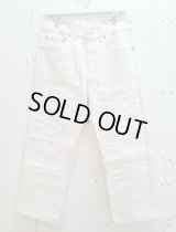 children of the discordance(チルドレンオブザディスコーダンス) OLD PATCH DENIM PANTS COTDPT-001(WHT)
