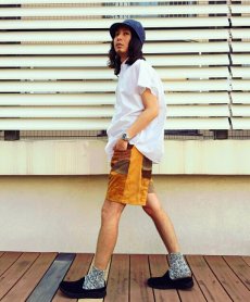 画像7: children of the discordance(チルドレンオブザディスコーダンス) PATCH LEATHER SHORTS 17SS-COTDPT-006 (7)