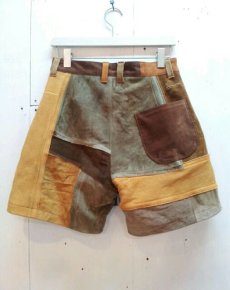 画像3: children of the discordance(チルドレンオブザディスコーダンス) PATCH LEATHER SHORTS 17SS-COTDPT-006 (3)