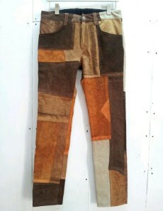 画像1: children of the discordance(チルドレンオブザディスコーダンス) PATCH LEATHER PANTS 16AW-COTDPT-002(A) (1)