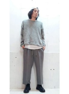 画像9: KIIT(キート) P / PU 2WAY W CLOTH EASY WIDE TROUSER  KIC-P98-501 (GRY)  (9)