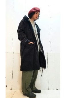 画像8: KIIT(キート) ULTRA SUEDE MODS COAT KIC-C99A-800 (BLK) (8)