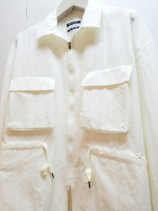 画像2: KIIT(キート) C / N COMBAT LOOSE BLOUSON KIC-Y98-002(WHT) (2)