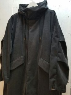 画像2: KIIT(キート) ULTRA SUEDE MODS COAT KIC-C99A-800 (BLK) (2)