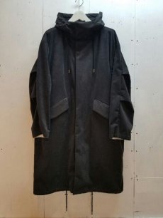 画像1: KIIT(キート) ULTRA SUEDE MODS COAT KIC-C99A-800 (BLK) (1)