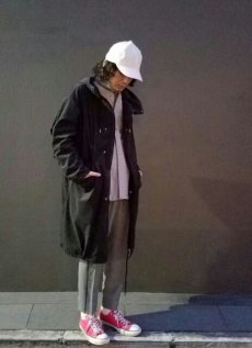 画像9: KIIT(キート) ULTRA SUEDE MODS COAT KIC-C99A-800 (BLK) (9)