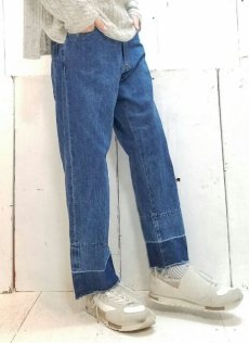 画像5: KIIT(キート)10 OZ DENIM LOOSE STRAIGHT PANTS　KIC-P88-016 (BIO） (5)