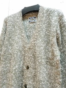 画像2: KIIT(キート) MIX SLAB YARN KNIT CARDIGAN KIC-K97-015 (KHA x GRY) (2)