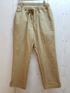 画像1: KIIT(キート) C / N SIDE SLIT EASY PANTS KIC-P96-001 (BGE) (1)