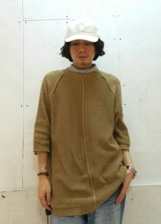 画像5: KIIT(キート) C / SI NEP YARN S/S KNIT TOPS KIC-K99-014 (CAM) (5)