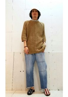 画像6: KIIT(キート) C / SI NEP YARN S/S KNIT TOPS KIC-K99-014 (CAM) (6)