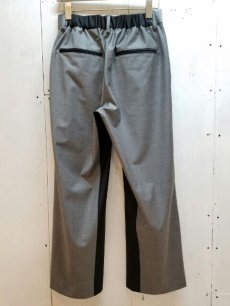 画像3: KIIT(キート) SUPER 120'S 2WAY WOOL SWITCHING WIDE TROUSER  KIC-P97-100 (GRY x BLK)  (3)