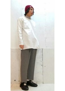 画像12: KIIT(キート) P / PU 2WAY W CLOTH EASY WIDE TROUSER  KIC-P98-501 (GRY)  (12)