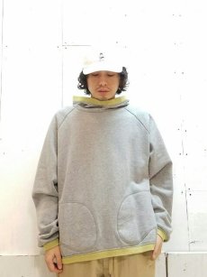 画像6: KIIT(キート)COTON PIQUE REVERSIBLE LOOSE HOODIE  KIC-T91-011 (YEL X L,GRY) (6)