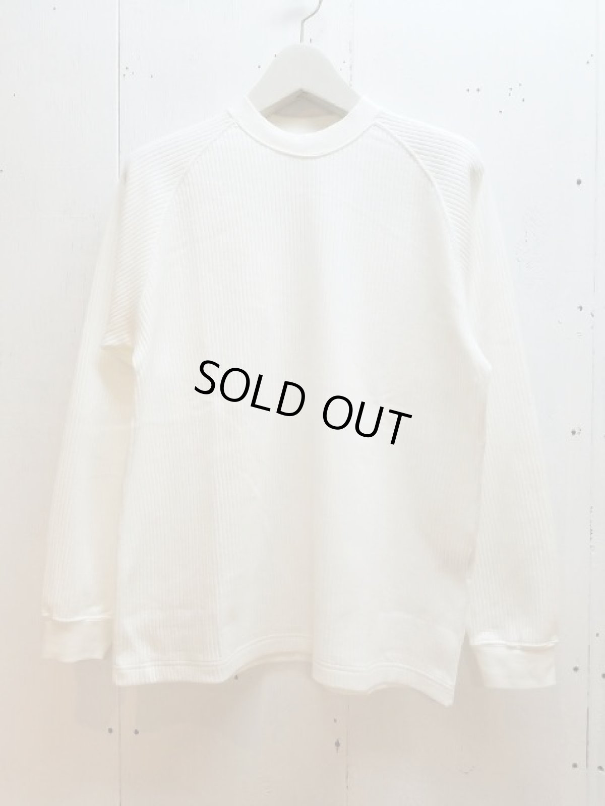 画像1: ★SALE30％OFF★KIIT(キート)RIB STITCH L/SLEEVE TEE KIC-T98-012(WHT) (1)