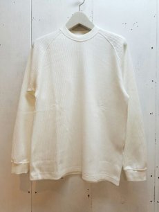 画像1: ★SALE30％OFF★KIIT(キート)RIB STITCH L/SLEEVE TEE KIC-T98-012(WHT) (1)