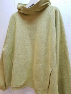 画像2: KIIT(キート)COTON PIQUE REVERSIBLE LOOSE HOODIE  KIC-T91-011 (YEL X L,GRY) (2)