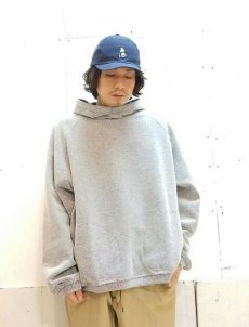 画像5: KIIT(キート)COTON PIQUE REVERSIBLE LOOSE HOODIE  KIC-T91-011 (WHT X C.GRY) (5)