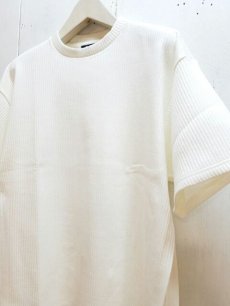 画像2: KIIT(キート)RIB STITCH S/SLEEVE TEE  KIC-T84-012 (WHT) (2)