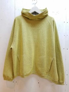 画像1: KIIT(キート)COTON PIQUE REVERSIBLE LOOSE HOODIE  KIC-T91-011 (YEL X L,GRY) (1)