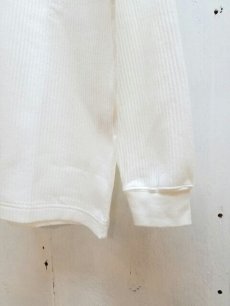 画像3: ★SALE30％OFF★KIIT(キート)RIB STITCH L/SLEEVE TEE KIC-T98-012(WHT) (3)