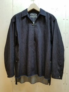 画像1: KIIT(キート)6 OZ DENIM PULLOVER OPEN COLLAR SHIRTS KIC-B98-007（IND） (1)