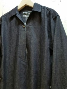 画像4: KIIT(キート)6 OZ DENIM PULLOVER OPEN COLLAR SHIRTS KIC-B98-007（IND） (4)