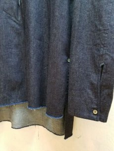 画像2: KIIT(キート)6 OZ DENIM PULLOVER OPEN COLLAR SHIRTS KIC-B98-007（IND） (2)