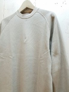 画像2: KIIT(キート)RIB STITCH L/SLEEVE TEE KIC-T98-012(GRY) (2)