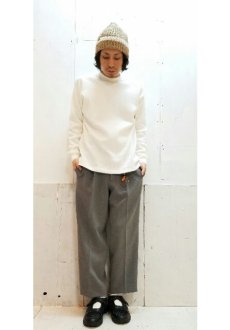 画像4: ★SALE30％OFF★KIIT(キート)RIB STITCH L/SLEEVE TEE KIC-T98-012(WHT) (4)