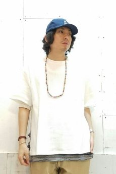 画像6: KIIT(キート)RIB STITCH S/SLEEVE TEE  KIC-T84-012 (WHT) (6)