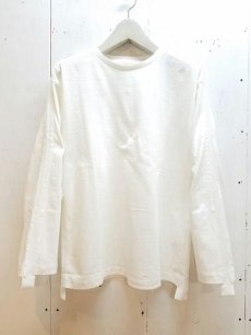 画像1: KIIT(キート) GROGLAN  L/SLEEVE TEE KIC-T82-019(WHT) (1)