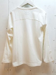 画像2: KIIT(キート) GROGLAN  L/SLEEVE TEE KIC-T82-019(WHT) (2)