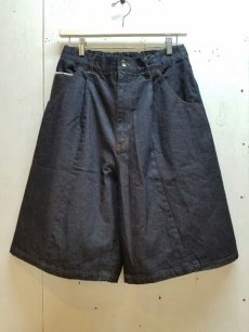 画像1: KIIT(キート) 10 oz DENIM WIDE SHORT PANTS KIC-P89-017 (IND.O.W) (1)