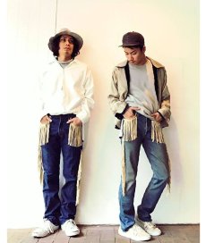 画像6: ★SALE 40% OFF★children of the discordance(チルドレンオブザディスコーダンス) FRINGE DENIM PANTS COTDPT-008(BLUE.A) (6)