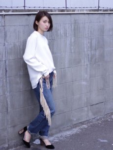 画像7: ★SALE 40% OFF★children of the discordance(チルドレンオブザディスコーダンス) FRINGE DENIM PANTS COTDPT-008(BLUE.A) (7)