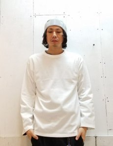 画像4: ★SALE 40%OFF★KIIT(キート) C/N PLATING SWITCHING L/S TEE KIC-T89B-010 (WHT X BLK) (4)