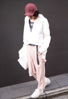 画像8: KIIT(キート)6 OZ DENIM PULLOVER OPEN COLLAR SHIRTS KIC-B98-007（WHT） (8)