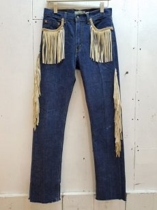 画像1: ★SALE 40% OFF★children of the discordance(チルドレンオブザディスコーダンス) FRINGE DENIM PANTS COTDPT-008(BLUE.A) (1)