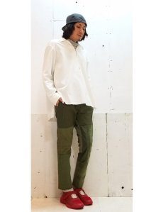 画像4:  children of the discordance(チルドレンオブザディスコーダンス) VINTAGE PATCH EASY PANTS COTDPT-004(KHA) (4)