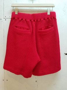 画像3: REBEL ELEMENTS別注　KIIT(キート) 　BIG WAFFULE SHORT PANTS KIC-P83-021(RED) (3)